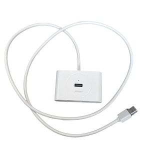 4 Port USB Hub White